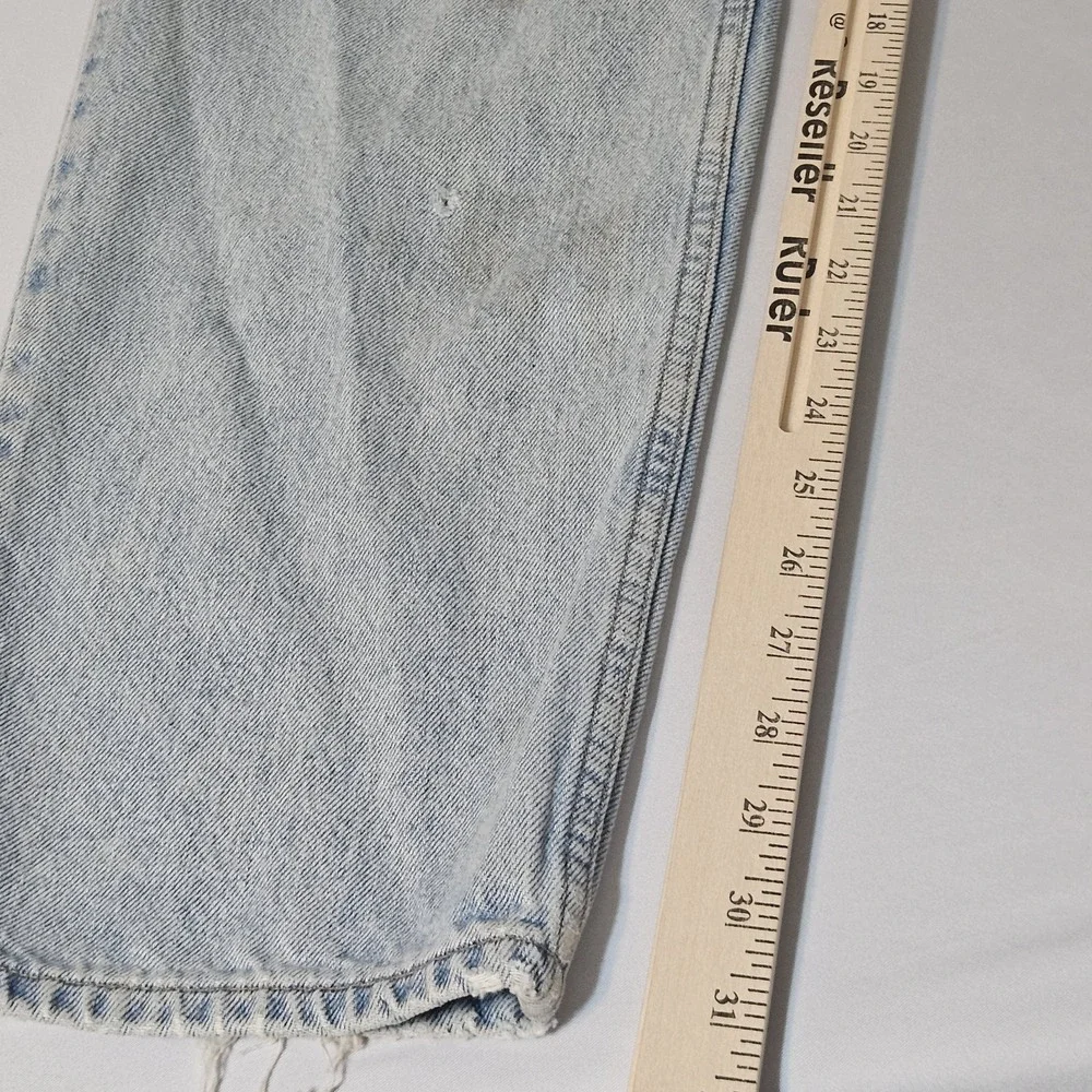 VTG‎  USA Levis Jeans Mens 34x31  Denim Y2K Relaxed Fit 550 DISTRESSED PAINT